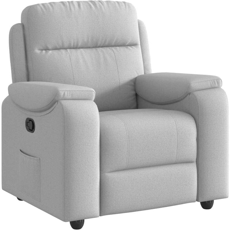 Fauteuil inclinable gris nuage tissu Vidaxl
