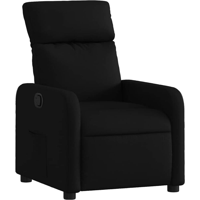 Vidaxl - Fauteuil inclinable Noir Tissu