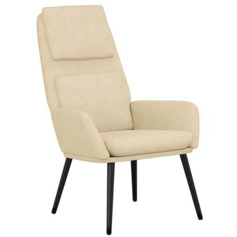 Fauteuil inclinable en tissu beige