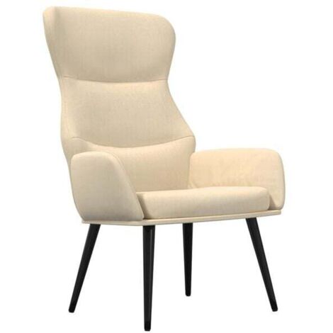 Fauteuil inclinable en tissu beige