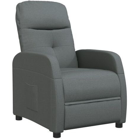 Fauteuil Inclinable Tissu Salon Salle de Séjour Maison Multicolore