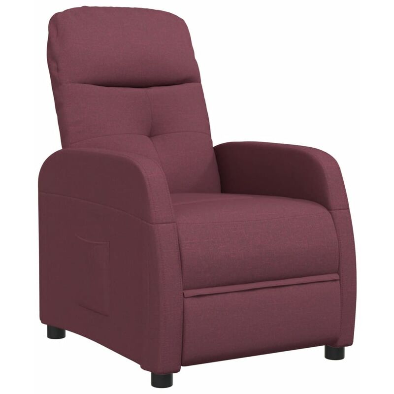 Fauteuil Inclinable Tissu Violet