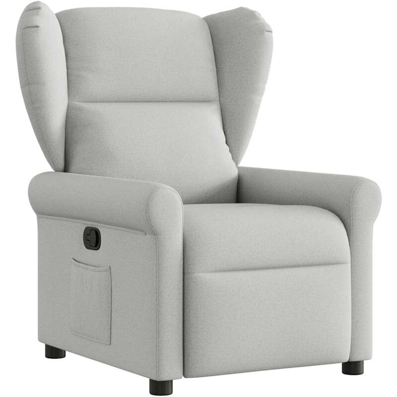 Vidaxl - Fauteuil inclinable gris nuage tissu