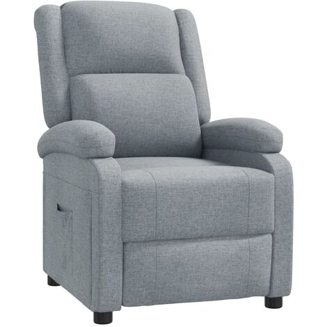 Fauteuil Inclinable TV Tissu Chaise Salon Chambre Maison Multicolore vidaXL