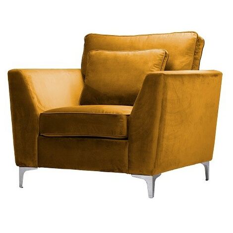 Fauteuil Velours Jaune A Prix Mini