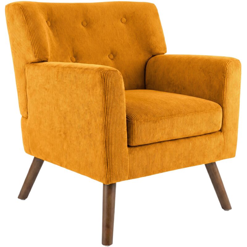 CLP - Fauteuil Kioni Cord Orange