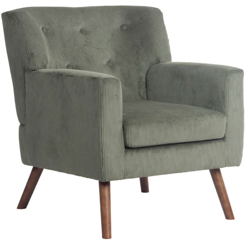 Fauteuil Kioni Cord Vert