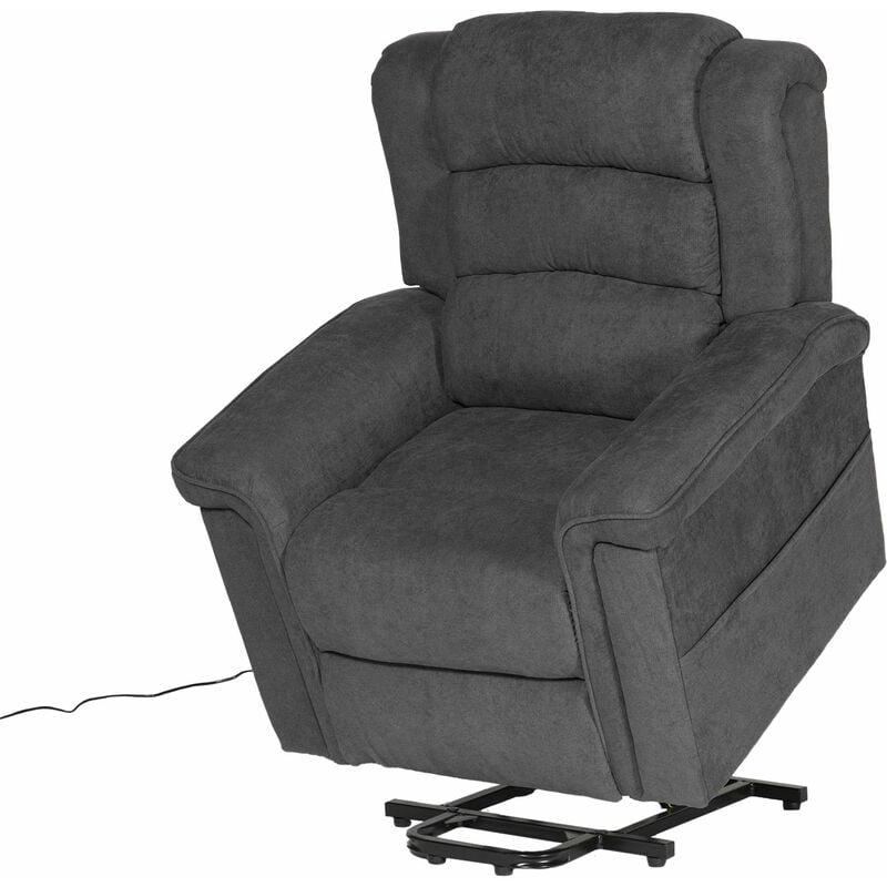 Happy Garden - Fauteuil électrique inclinable bernie gris