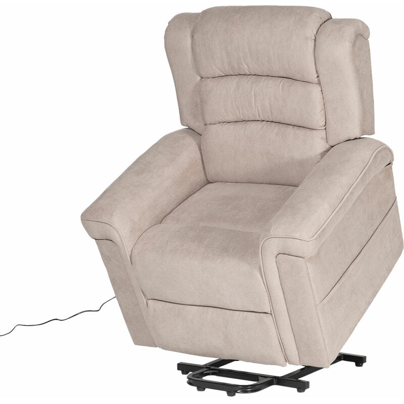 Happy Garden - Fauteuil électrique inclinable bernie taupe