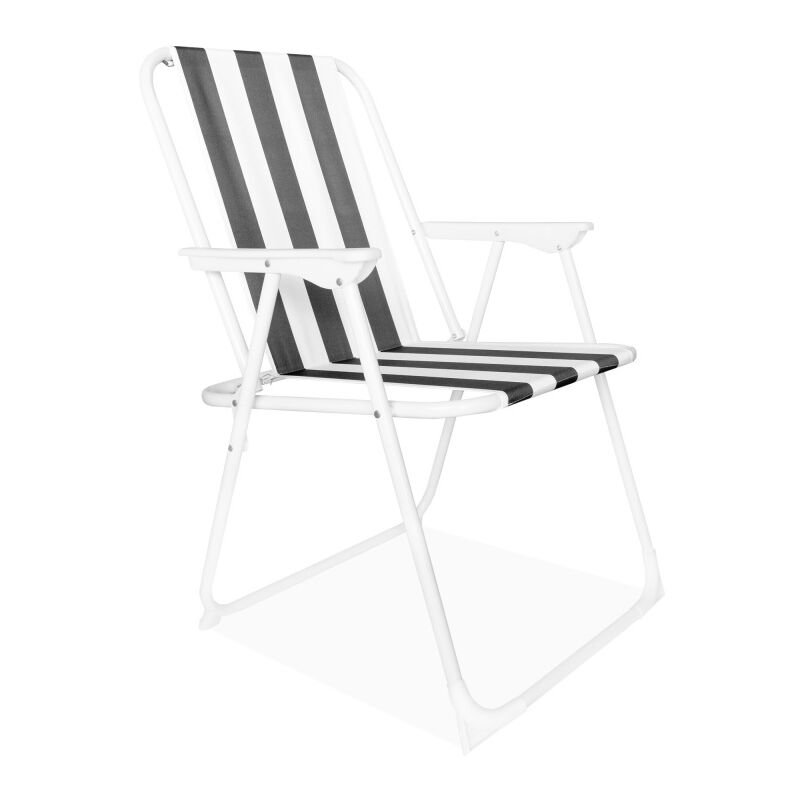 Linder Exclusiv - Fauteuil PO2600SA Gris à rayures