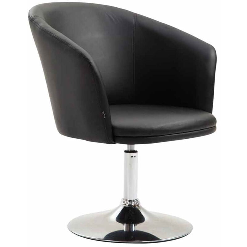 Fauteuil pivotant salon pivot Couleur : Noir