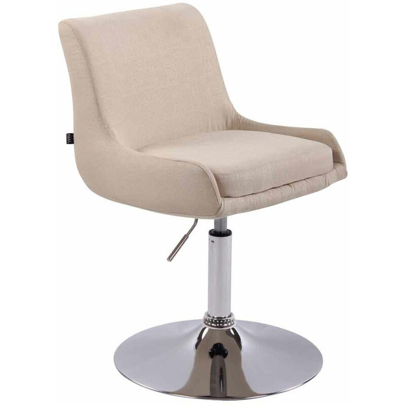 Chaise Lounge Club en Tissu Crème Chaise Lounge Club en Tissu Crème