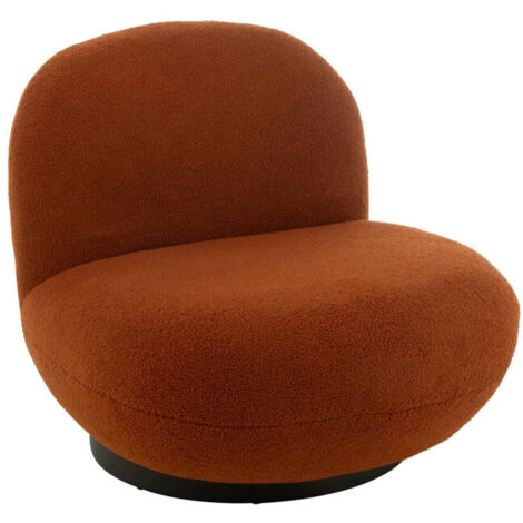 Fauteuil Lounge "Neige" 95cm Orange