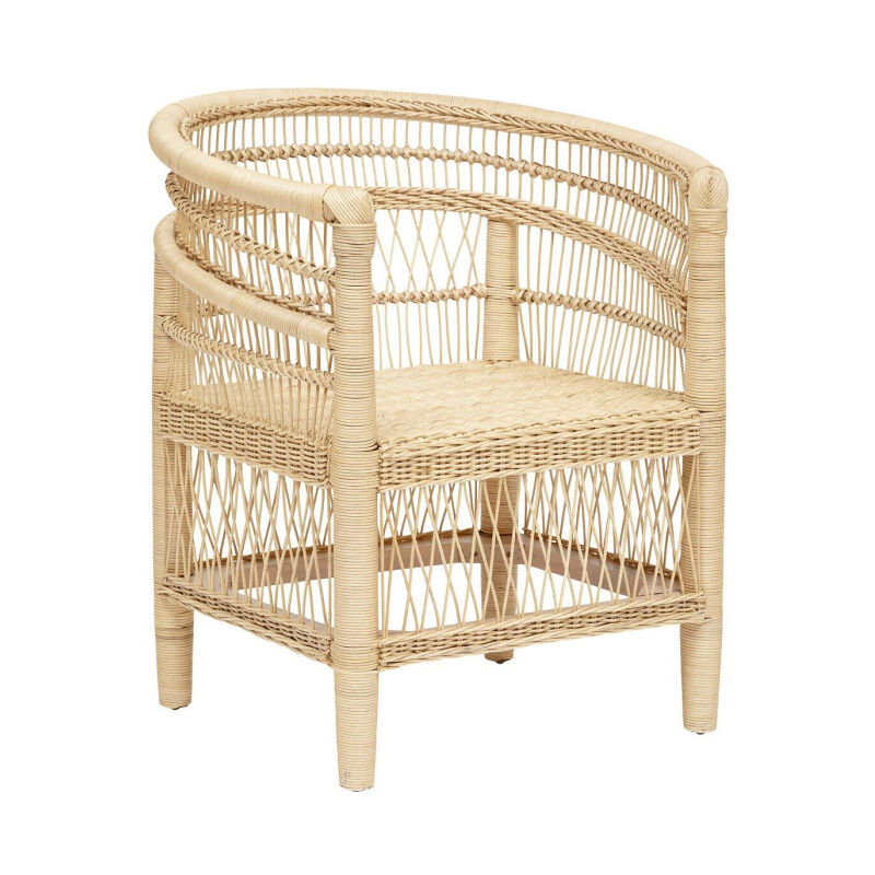 Atmosphera - Fauteuil Malawi en Rotin 'Malevio' 82cm Beige