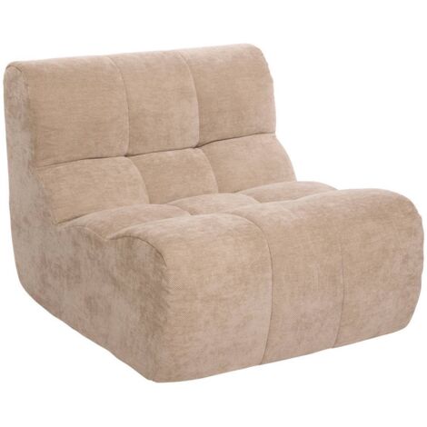 Fauteuil Miroa 92x82x68 cm en Tissu Beige - Atmosphera créateur d'intérieur