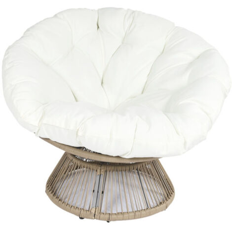 Fauteuil Papasan "Cancun" 96cm Naturel