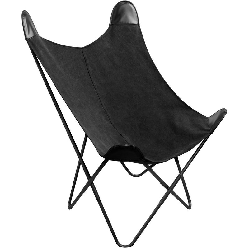 Ac-deco - cmp iberica Butaca mariposa negra 74x79x101 cm