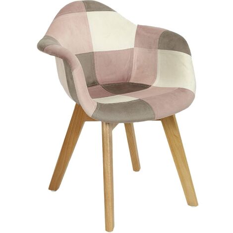 THE HOME DECO KIDS Fauteuil Patchwork Enfant Leonie Rose Home Deco Kids