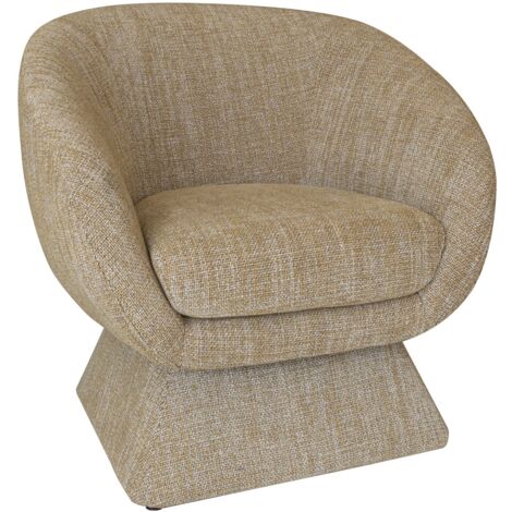 Fauteuil pivotant en tissus, SIXTIES