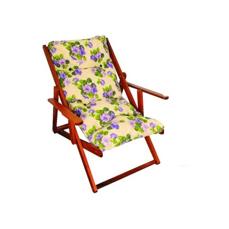 Vette - Fauteuil pliant confort en bois Metalsomma