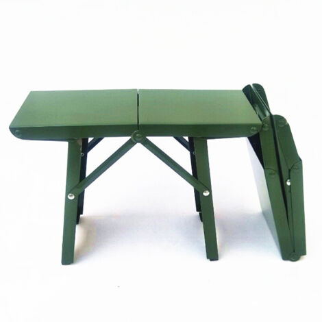 Fauteuil pliant en métal 1pc vert 2912.521cm chaise d'extérieur portable armée tabouret Camping barbecue parc chaise de pêche en plein air chaise pliante