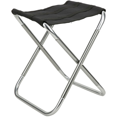 Fauteuil pliant extérieur en alliage d'aluminium aviation 7075 et polyester Oxford 600D, tabouret de pêche portable couleur gun