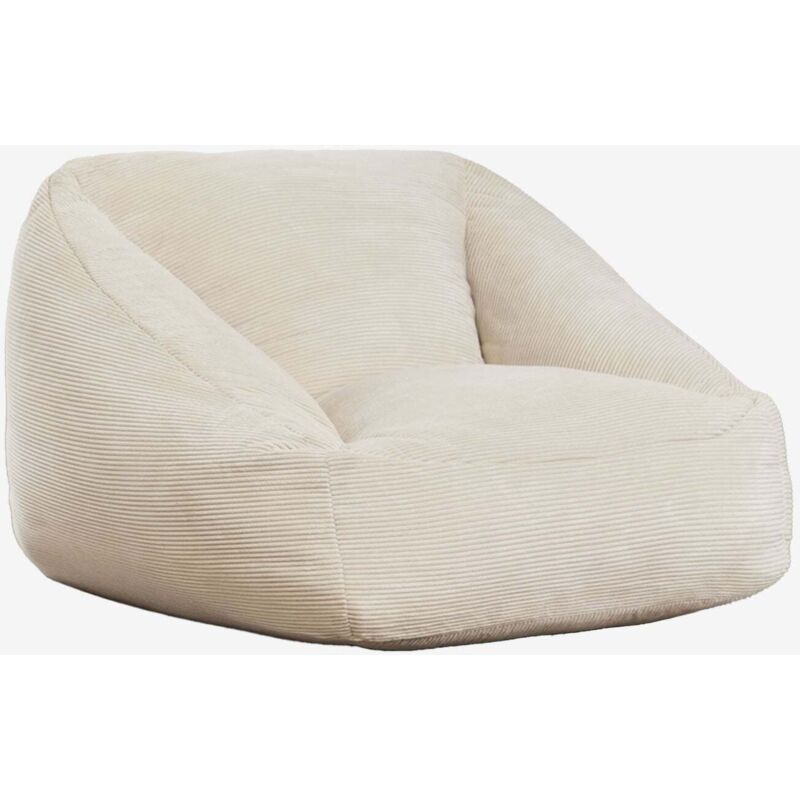 Sklum - Fauteuil Thiago en velours côtelé &x2194&xFE0E 90 cm Sklum - Fauteuil Thiago en velours côtelé &x2194&xFE0E 90 cm