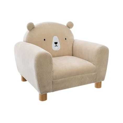 ATMOSPHERA CRÉATEUR D'INTÉRIEUR Fauteuil Pour Enfant avec Oreilles d'Ours Beige Atmosphera For Kids