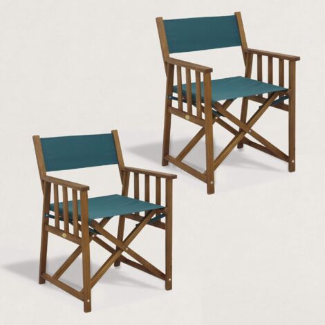 Fauteuil réalisateur en bois Joy - Lot de 2