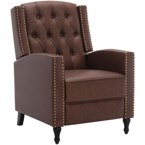 Fauteuil Reclinable Ergonomique – Confort Ultime pour Salon et Détente en Marron