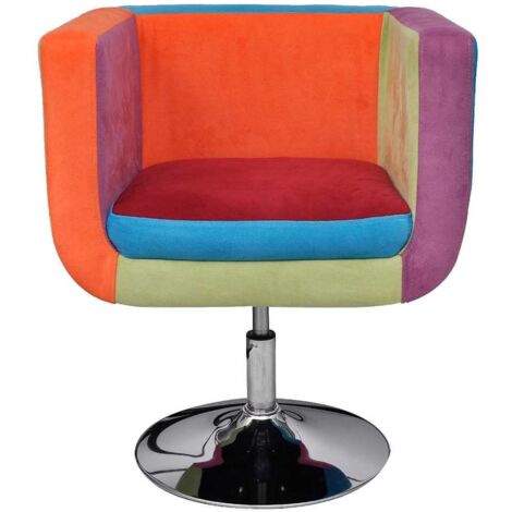 Fauteuil Relax avec design de patchwork - Fauteuil Salon Cube Tissu BV883170 - BonneVie