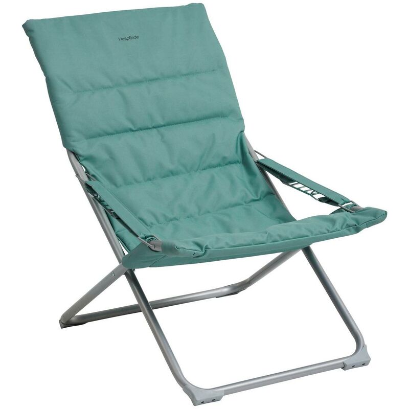 Hesperide - Fauteuil relax de jardin Milos vert jade en acier traité époxy - Hespéride
