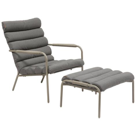 Fauteuil relax de jardin Solani café - Hespéride