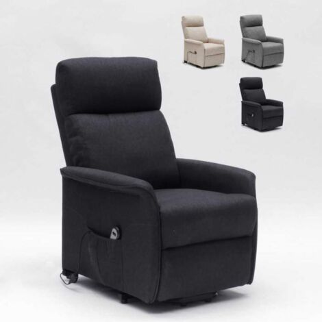 Fauteuil relax électrique inclinable avec releveur et roulettes pour personnes âgées Giorgia