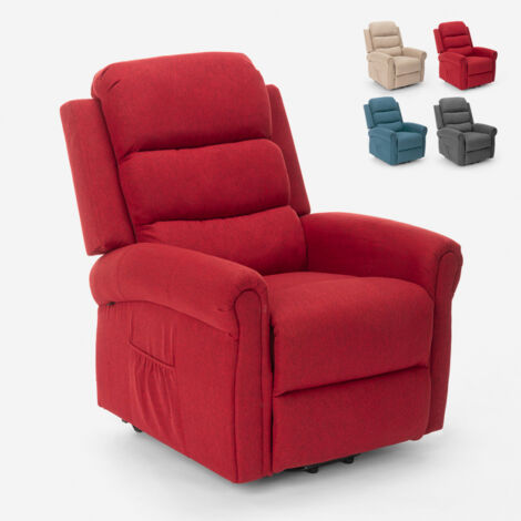 Fauteuil relax électrique massant et chauffant avec roulettes Victoria