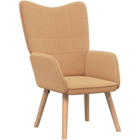 Fauteuil relax  Fauteuil Beige 62 x 67 x 95,5 cm Tissu Sherpa