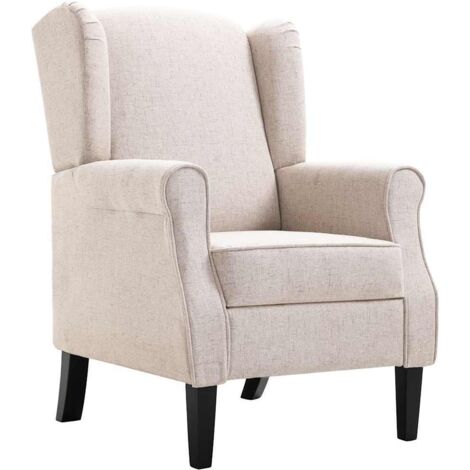 Fauteuil relax  Fauteuil beige tissu