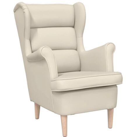 Fauteuil relax  Fauteuil blanc 74x84x100 cm lin