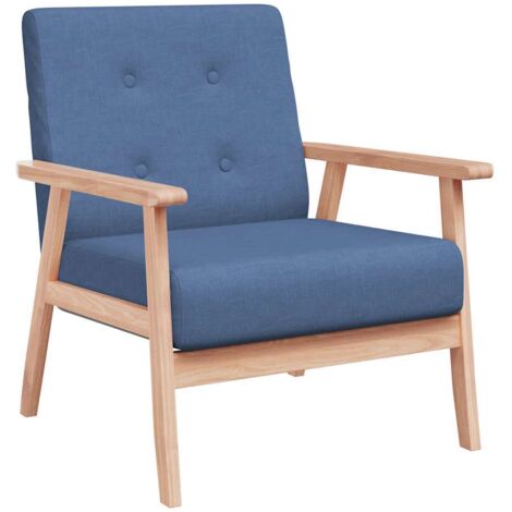 Fauteuil relax  Fauteuil Bleu Tissu