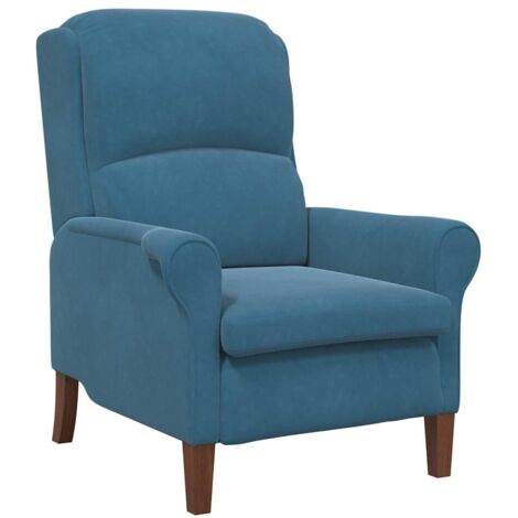 Fauteuil relax  Fauteuil Bleu Velours