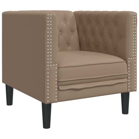 Fauteuil relax  Fauteuil Chesterfield cappuccino similicuir
