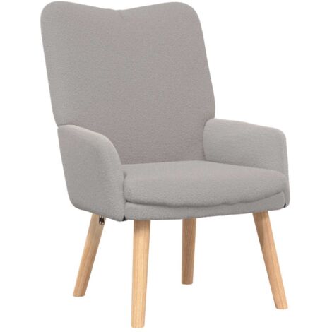 Fauteuil relax  Fauteuil Gris clair 63 x 67 x 94 cm