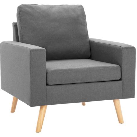 Fauteuil relax Fauteuil gris foncé tissu