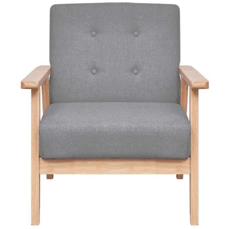 Fauteuil relax  Fauteuil gris foncé tissu