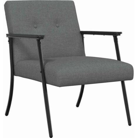 Fauteuil relax  Fauteuil Gris foncé tissu