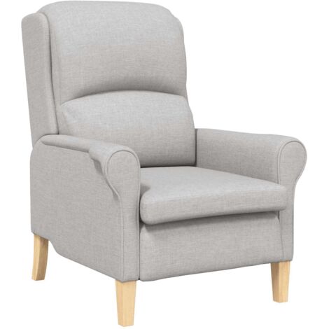 Fauteuil relax Fauteuil Gris nuage tissu