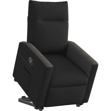 Fauteuil relax  Fauteuil inclinable noir tissu