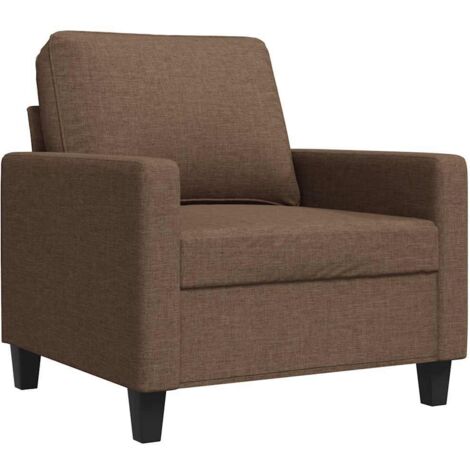 Fauteuil relax  Fauteuil Marron 60 cm Tissu