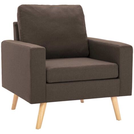 Fauteuil relax  Fauteuil marron tissu