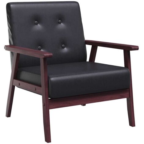 Fauteuil relax  Fauteuil noir similicuir